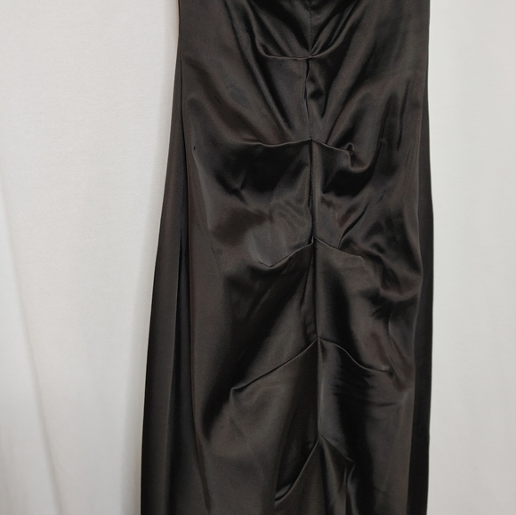 Cache‎ Vintage Strapless Mermaid Dress Stretch Fitted Crystal Embellishments 2 - Picture 3 of 16